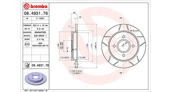 MAGNETI MARELLI Тормозной диск 360406024605